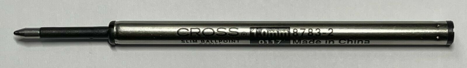 Medium Point Bulk Packing 8783-2 3 x Cross Slim Black Ballpoint Ink Refill